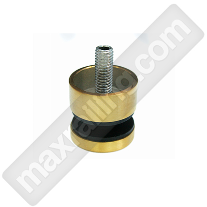 Styklodyrjach gold zlaten sateniran Ф30mm. Златен сатениран стъклодържач Ф30мм.